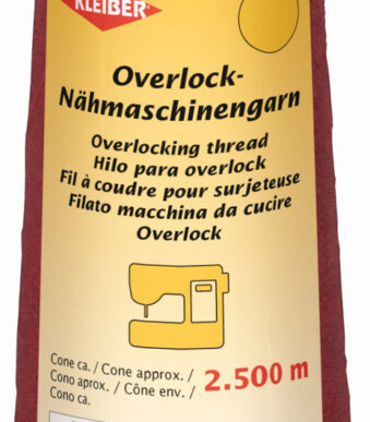 Stikgaren voor overlockmachine, 2.500 m, rood