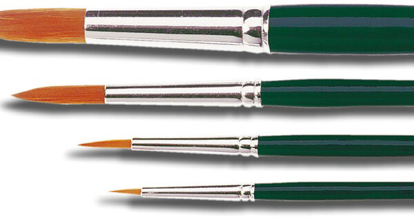 Rond haarpenseel voor hobby, nylon, maat 00