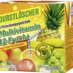 Multivitamine frisdrank met twaalf vruchtensmaak