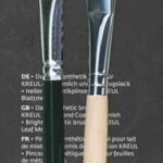 Penselen voor bladmetaaldecoratie, set van 2