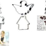 Ster-uitsteekvormpje, hoogte: 80 mm, roestvrij staal