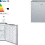 Bomann minivriezer GB 341.1, zilverkleurig