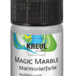 Marmerverf 'Magic Marble', zilveren kleur, 20 ml