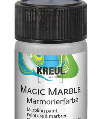 Marmerverf 'Magic Marble', zilveren kleur, 20 ml