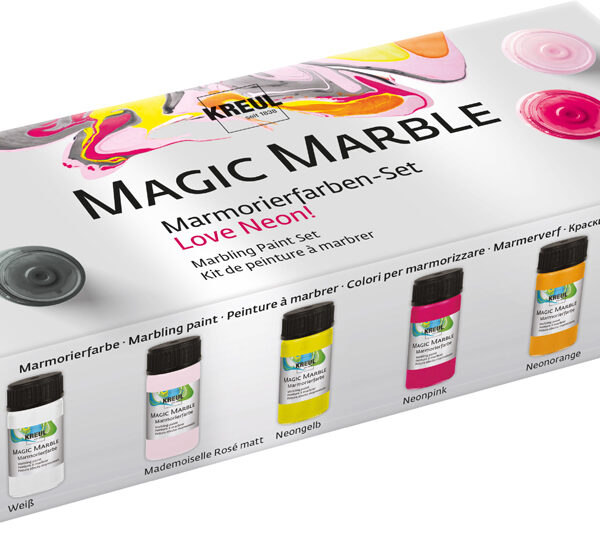 Marble Verf Set 'Love Neon'