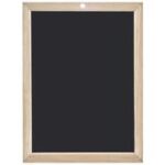 Wonday Schrijfbord, blanco, 40 x 60 cm, zwart