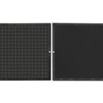 Kunststof schoolbordplank, wit/geruit