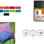 Marabu stoffenverf textiel plus, 50 ml, Frans groen.