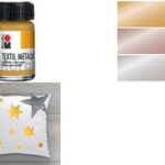 Marabu Textielverf 'Metallic Textiel', 15 ml, Metallic Goud