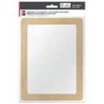 Zeefdrukraam, 249 x 337 x 5 mm, hout.