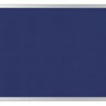 Bi-Office Viltbord AYDA, 90 x 60 cm, blauw