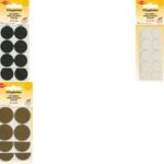 Viltglijder, diameter: 22 mm, zwart