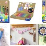 Staedtler zeskantkleuren potloden Noris junior, etui met 18 stuks