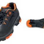 uvex 2 Halfhoge Werkschoen S3 SRC, Maat 46, Zwart/Oranje