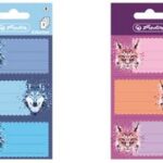 Etiketten boeken Wilde dieren wolf, 78 x 42 mm