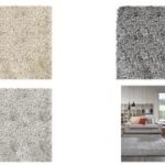 Sierkleed DOLCE, decoratieve vloerbedekking, donkergrijs, 120 x 170 cm