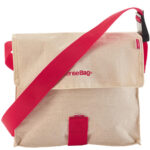 Gevlochten schoudertas, 'senseBag messenger tas', naturel