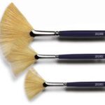 Beveren waaierpensel, maat 2