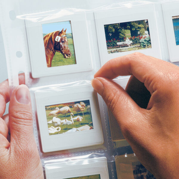 Hoesjes voor kleinbeelddia's 5x5 cm, transparant, polypropyleen
