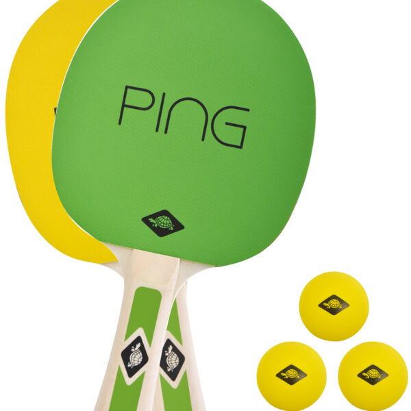 Tafeltennis Setje, groen/geel