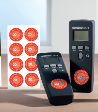 Zelfvulbare controlelabels 20XX, rood