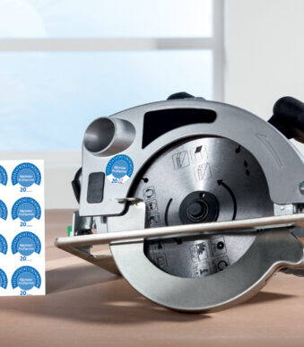 Avery doelformulieren "Volgende inspectiedatum", blauw