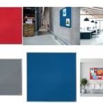 Vilt prikbord Essence, 90 x 60 cm, rood