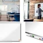 Nobo witte bord premium plus emaille breedbeeld, 100 cm.
