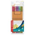 Stabilo fijnliner punt 88, set van 8 in kartonnen etui.