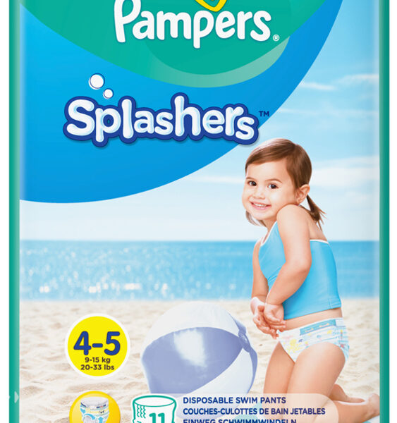 Pampers zwemluiers spatters maat 4-5