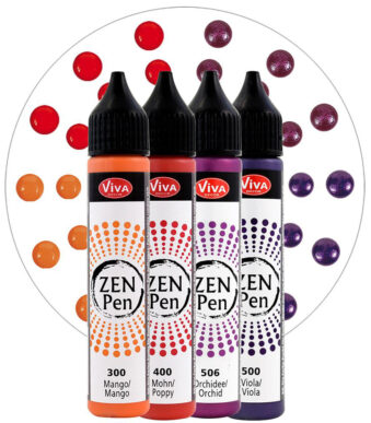 Viva Decor Zen-stiften Kleurset 'Magische Momenten', set van 4