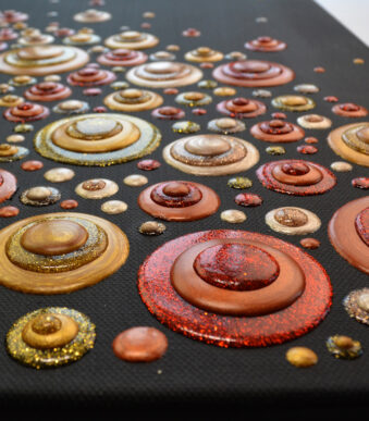 ViVA DECOR Blob Verf Set 'Gouden Gloed', 6 delig