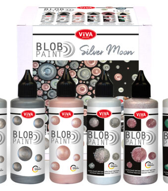 ViVA DECOR Zilveren Maan Verfset, 6 kleuren