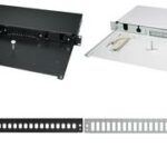 LogiLink frontplaat voor 19" glasvezelkast, 24 poorten, zwart