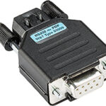 Seriale interface-converter RS232 9-pins stekker - glasvezel, 1kV