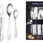 Vrolijke dierenbestek voor kinderen, 4-delig