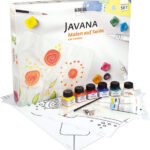 Javana zijdeschildersetje met zijdeverf