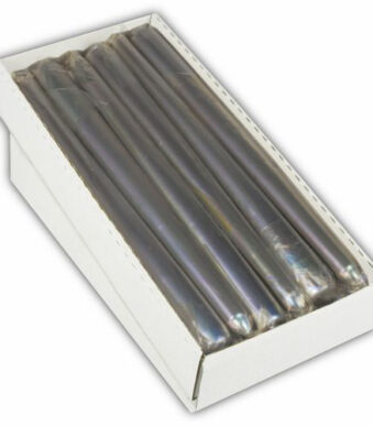 Zilveren kaarsen, 22 mm, set van kaarsenstandaards