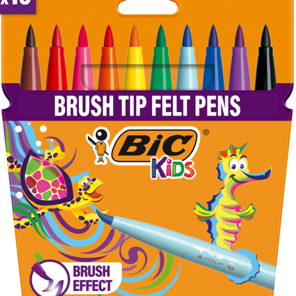 BIC KIDS Viltstiften Waterverf, etui met 10 stuks