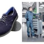 uvex 1 zakelijke veiligheidsschoen halfhoog S3, blauw, maat 52