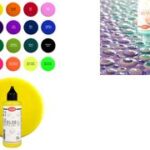 Levendige Verfblobberdecoratie, 90 ml, lichtgroen