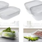 Plastic diepvriesdozenset Helsinki, 0,7 liter, set van 2