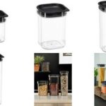 Plastic voorraaddoos Hamburg, 1,6 liter, vierkant