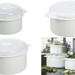 Plastic microgolfdoosje Rond, inhoud 1,5 liter