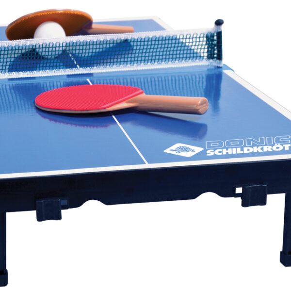 Donic Schildkröt Kleine Tafeltennisset, blauw