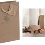 Kerstcadeauzak 'Kerst met appels', groot