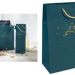 Kadopapier kleine kerstboom petrolkleur