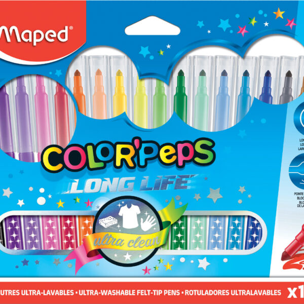 Maped Kleurpotloden, etui met 18 stuks