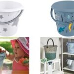 Emmer decoratief 'Zeeleven', rond, 10 liter