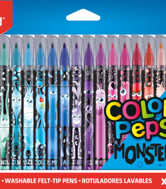 Maped Viltstiften Color'Peps Monster, etui met 24 stuks